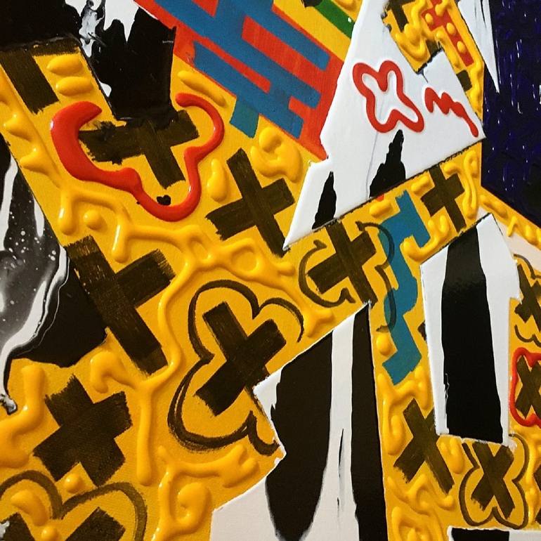 Original Conceptual Abstract Painting by Yrreb Yrreb