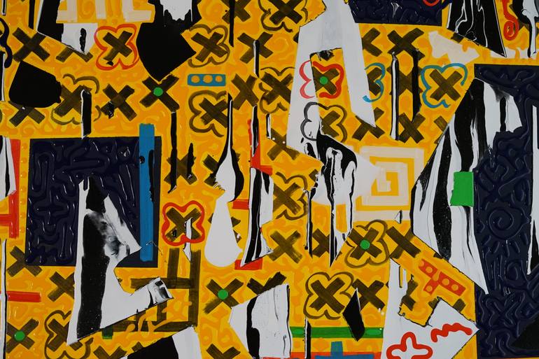 Original Conceptual Abstract Painting by Yrreb Yrreb