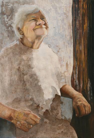 Grandmother. This painting went missing in U.K! thumb