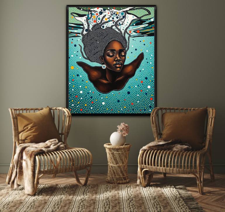 Original Digital Art People Painting by Sanja Jancic