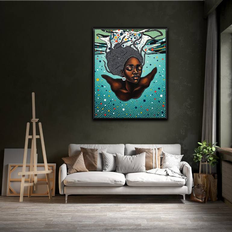 Original Digital Art People Painting by Sanja Jancic