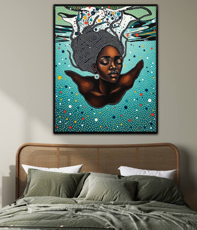 Original Digital Art People Painting by Sanja Jancic