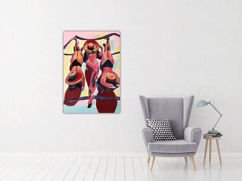 Original Expressionism Beach Painting by Sanja JančIć