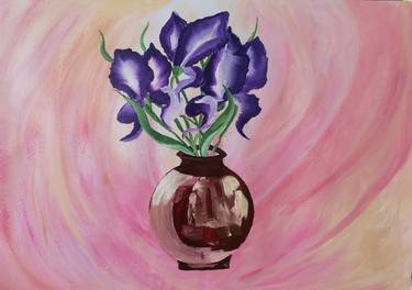 Bouquet of irises thumb