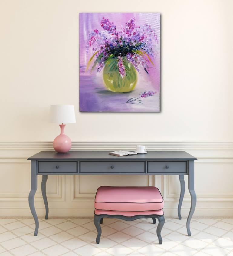 Original Floral Painting by Sanja Jančić