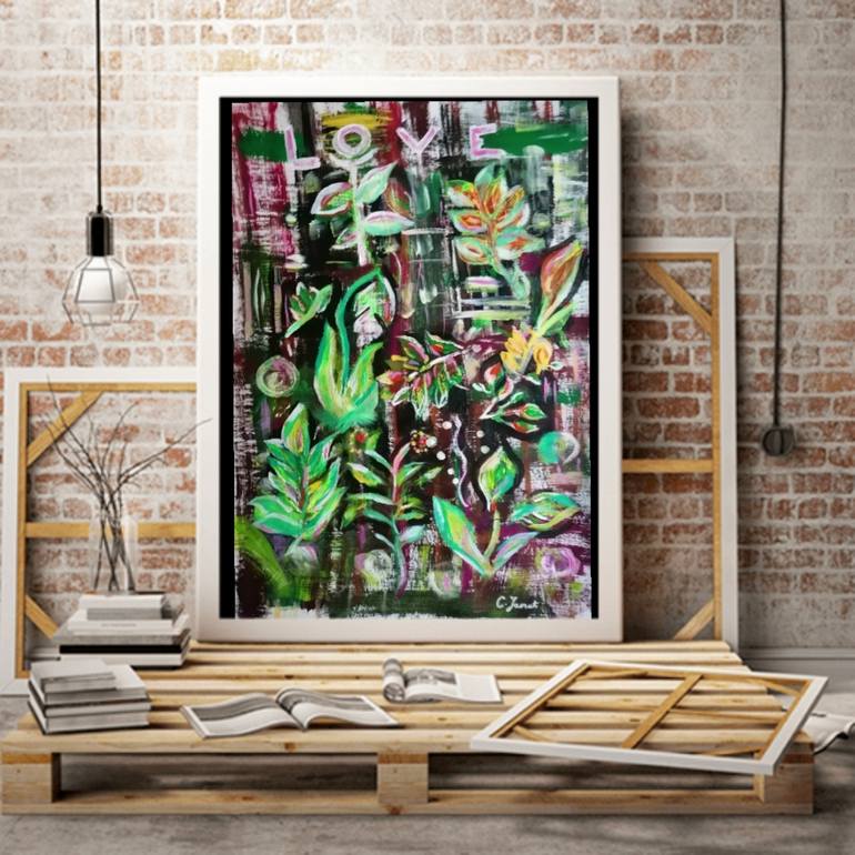 Original Abstract Expressionism Abstract Painting by Sanja Jancic