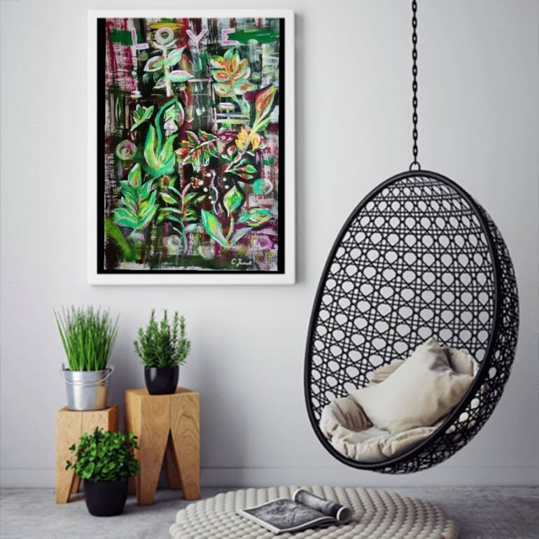 Original Abstract Expressionism Abstract Painting by Sanja Jancic