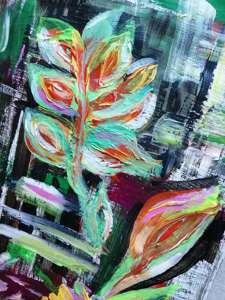 Original Abstract Expressionism Abstract Painting by Sanja Jancic