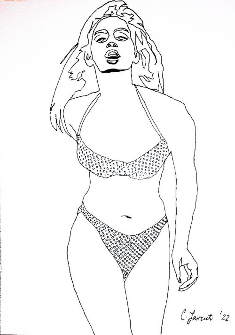 Print of Figurative Women Drawings by Sanja JančIć
