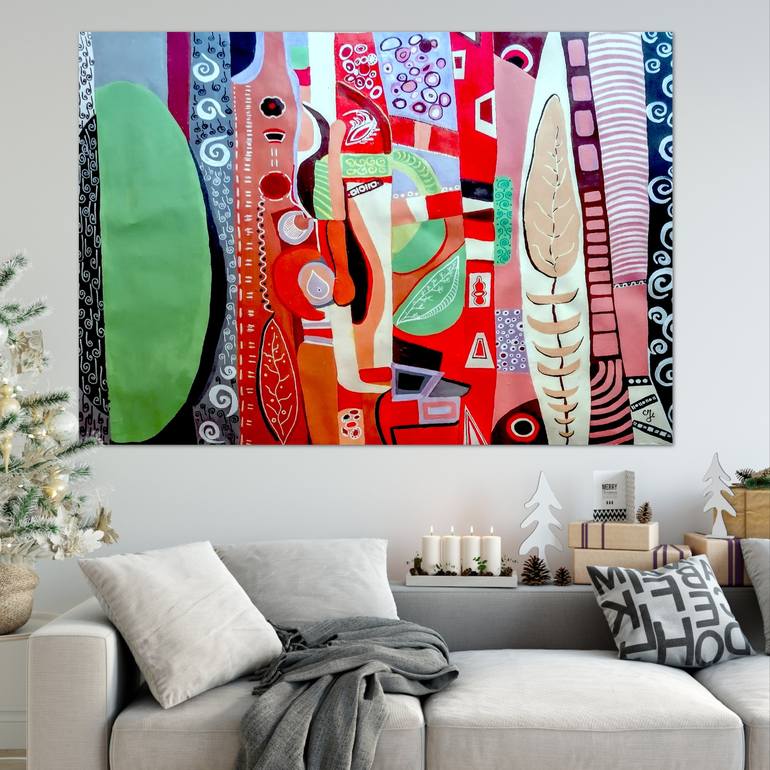 Original Modern Abstract Painting by Sanja Jančić