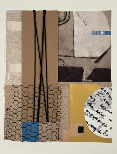 Original Abstract Collage by Janice Stanton