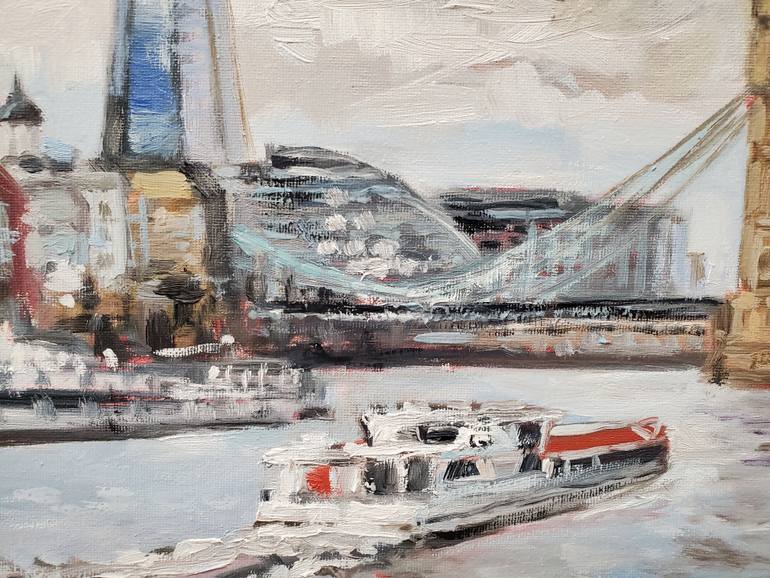 Original Impressionism Cities Painting by Irek Szelag
