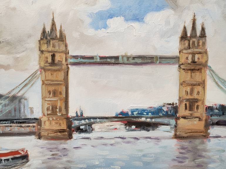 Original Impressionism Cities Painting by Irek Szelag