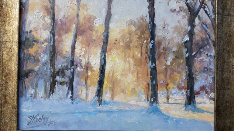 Original Impressionism Landscape Painting by Irek Szelag
