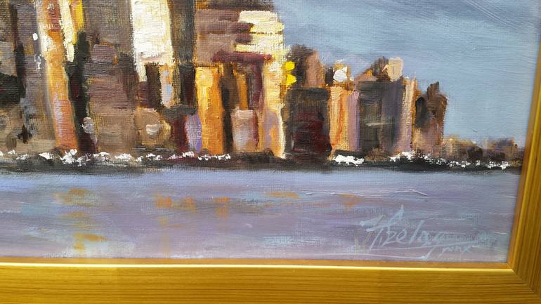New York Skyline 1 Painting by Irek Szelag | Saatchi Art