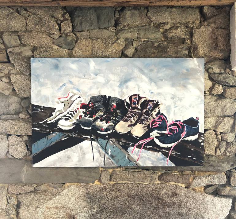 Original Documentary Still Life Painting by Cousin Richard