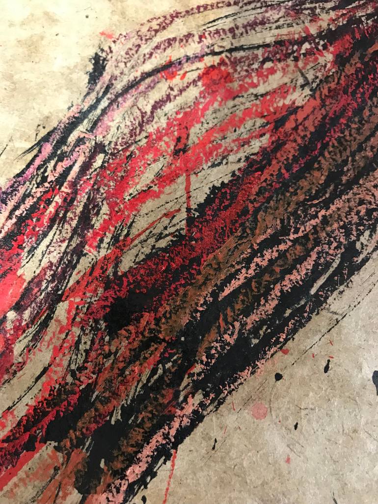 Original Abstract Expressionism Abstract Painting by Elea Dmc