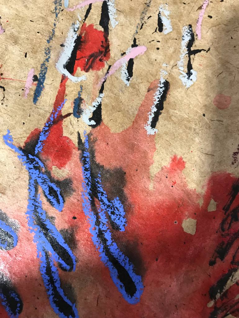 Original Abstract Expressionism Abstract Painting by Elea Dmc