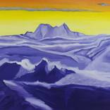 Mountain In The Clouds by Moshe Sigel