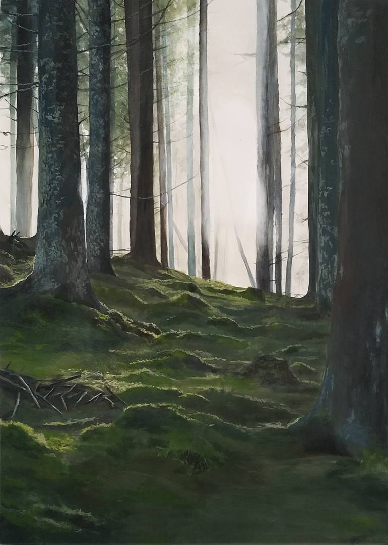 mystical forest art