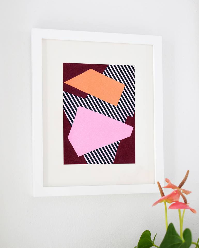 Original Abstract Expressionism Abstract Drawing by Katherine Statsenko