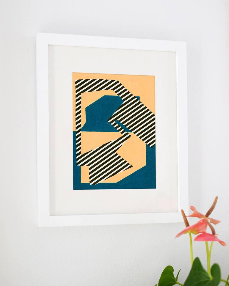 Original Abstract Expressionism Abstract Drawing by Katherine Statsenko