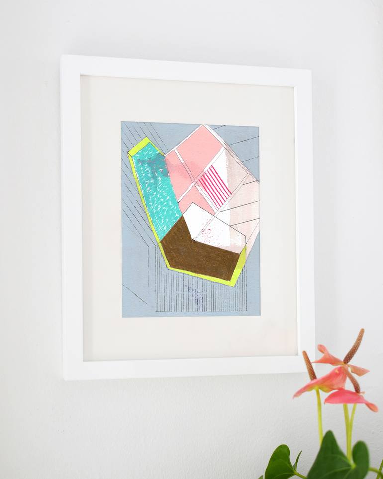 Original Conceptual Abstract Painting by Katherine Statsenko