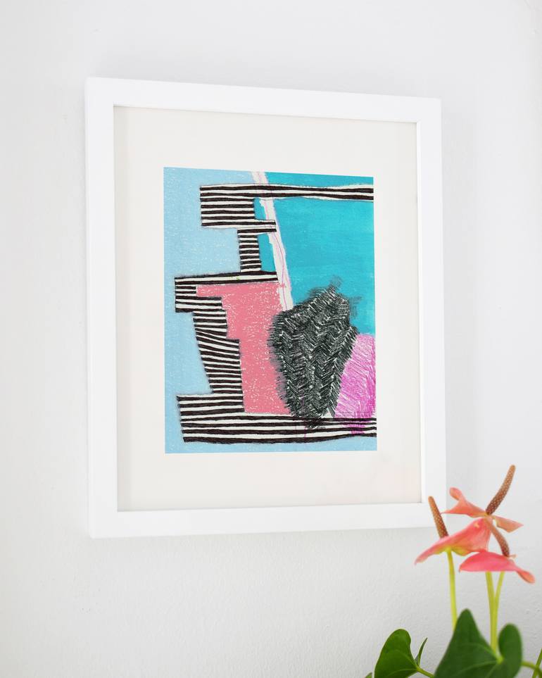 Original Abstract Expressionism Abstract Painting by Katherine Statsenko