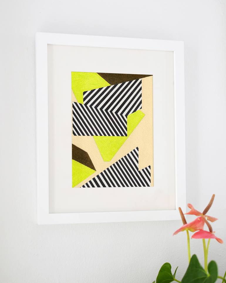 Original Abstract Expressionism Abstract Drawing by Katherine Statsenko