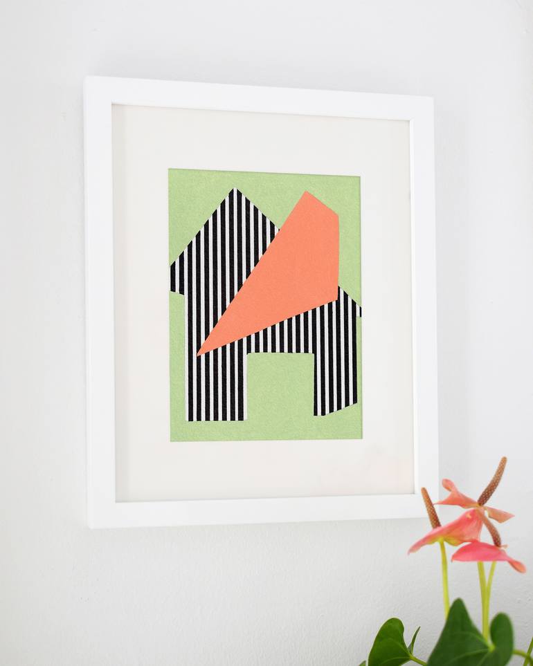 Original Abstract Expressionism Abstract Drawing by Katherine Statsenko