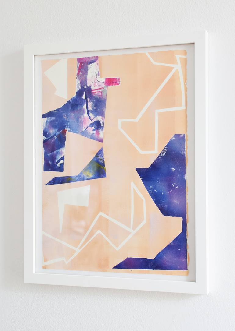 Original Abstract Expressionism Abstract Painting by Katherine Statsenko