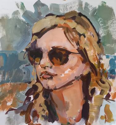Young Woman with Sunglasses thumb
