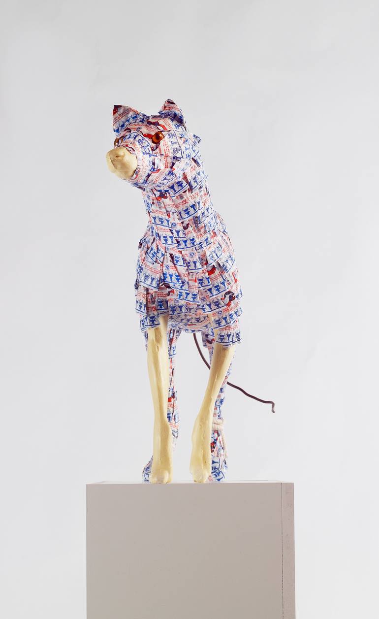 Original Abstract Animal Sculpture by Pia Kintrup