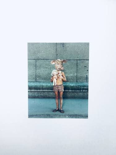 Print of Children Collage by Leonie Dratwa