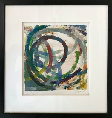 Original Abstract Expressionism Abstract Printmaking by Hugh Margerum