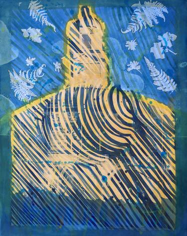 Original Surrealism Abstract Painting by Jo Howell