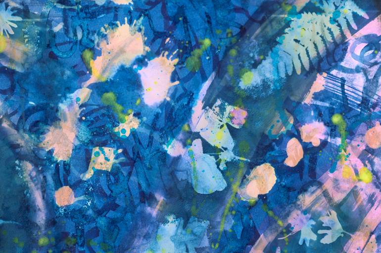 Original Surrealism Abstract Painting by Jo Howell