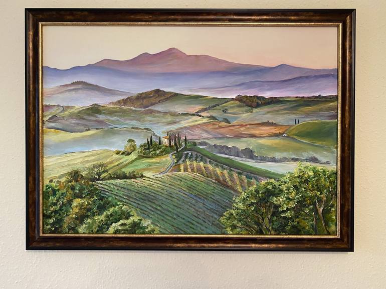 Original Fine Art Landscape Painting by Elena Balla