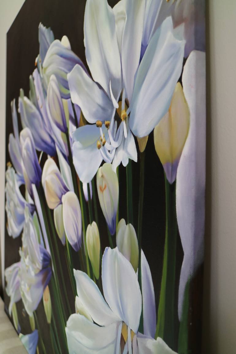Original Modernism Floral Painting by Melissa Eybers
