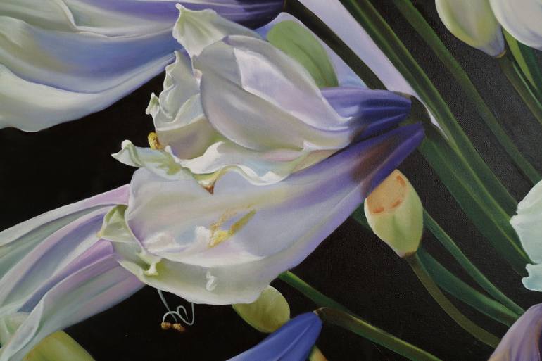 Original Modernism Floral Painting by Melissa Eybers
