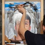 We tried to paint a comfortable house by Chinese watercolor by Jiawei Zhao