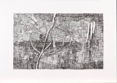 Original Modern Abstract Drawing by Jan Eustergerling