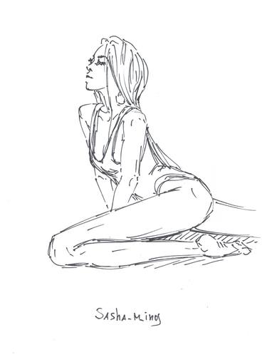 Original Erotic Drawings by Sasha Ming