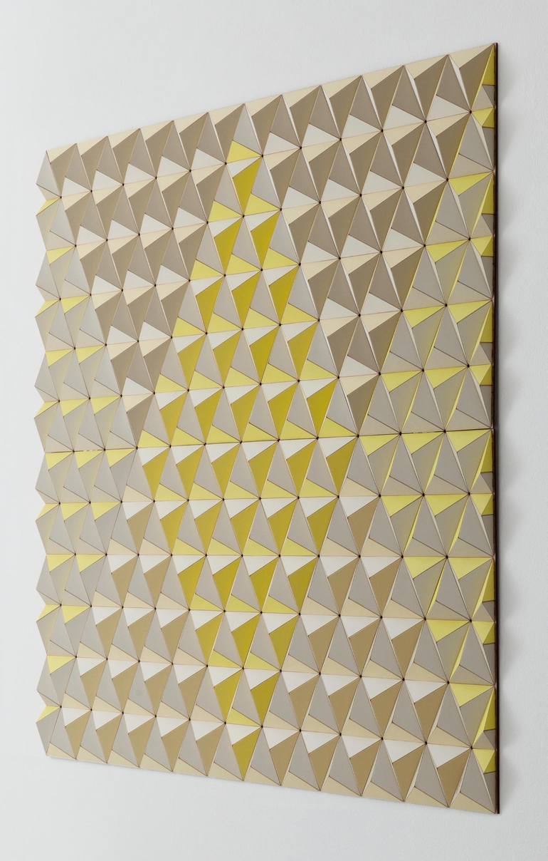 Original Minimalism Geometric Sculpture by Sebastian Welzel