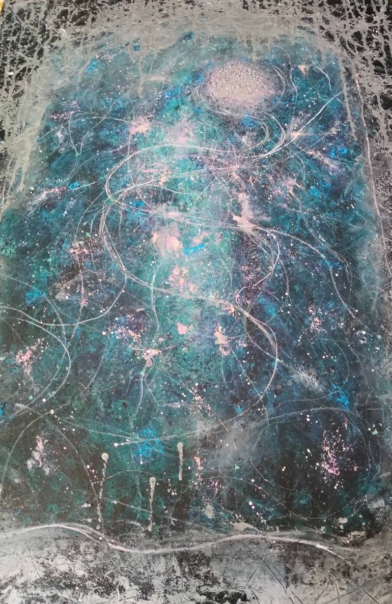 Original Abstract Expressionism Abstract Painting by Sveva Altea