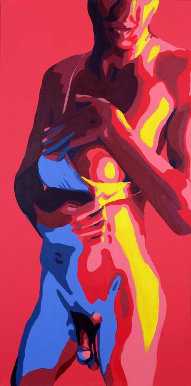 Original Nude Painting by Marcella Colavecchio