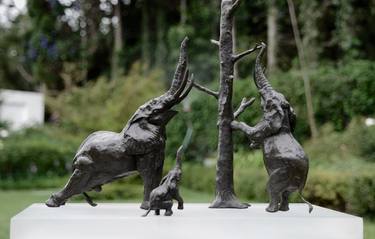 Original Figurative Animal Sculpture by Jonathan Parkinson