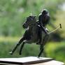 Inspired by the game of polo - an explosive and highly visual sport. I want to create a sculpture that was dynamic and exciting, and something that polo oficianados would apprectiate.
This is a limited series of 15 each piece signed and numbered.