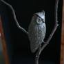 Nature inspired this sculpture. I love owls, and the way they are alert even when they appear to be sleeping. IN all my bronzes I set out to capture the essence of the animal in question - I hope I have done it with this sculpture.
