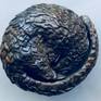 Pangolins themselves inspired the work, using the lost wax method to make a bronze sculpture. Each scale individually applied using a double Phi spiral - which occurs so frequently in nature. These are shy and gentle creatures hunted by man for their highly prized Pangolin scales, rendering all 8 species endangered.